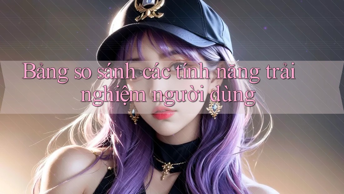 Bảng so sánh các tính năng trải nghiệm người dùng