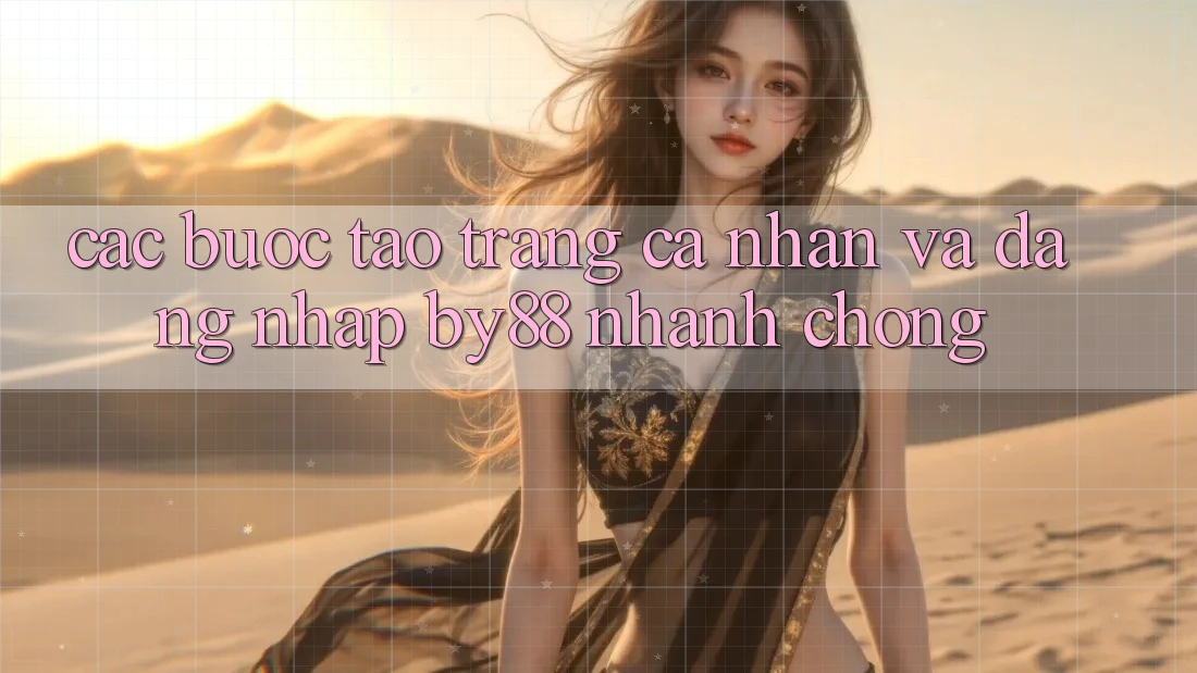 Các bước Tạo trang cá nhân và Đăng Nhập by88 nhanh chóng