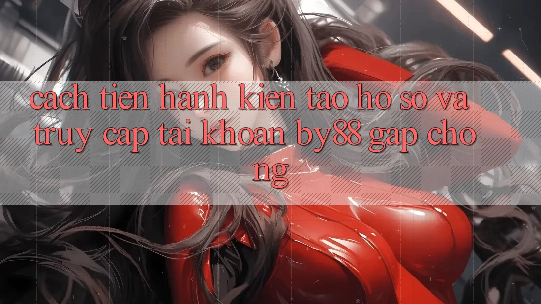 Cách tiến hành Kiến tạo hồ sơ và Truy cập tài khoản by88 gấp chóng
