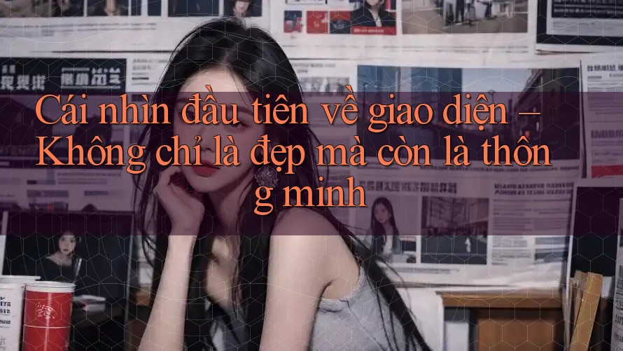 Cái nhìn đầu tiên về giao diện – Không chỉ là đẹp mà còn là thông minh