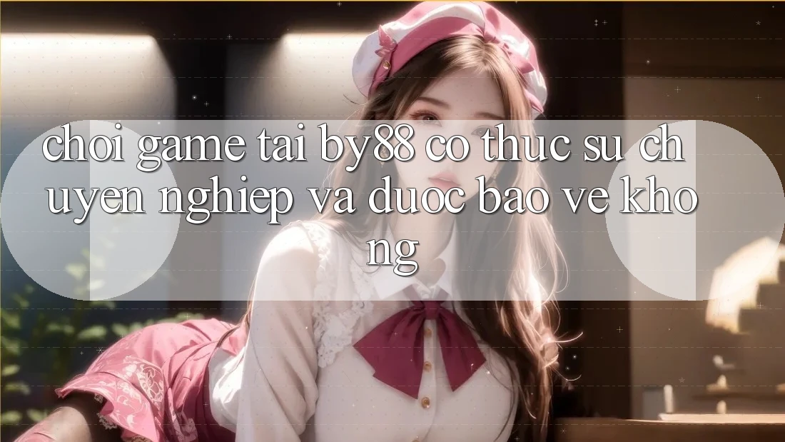 Chơi game tại by88 có thực sự chuyên nghiệp và được bảo vệ không?