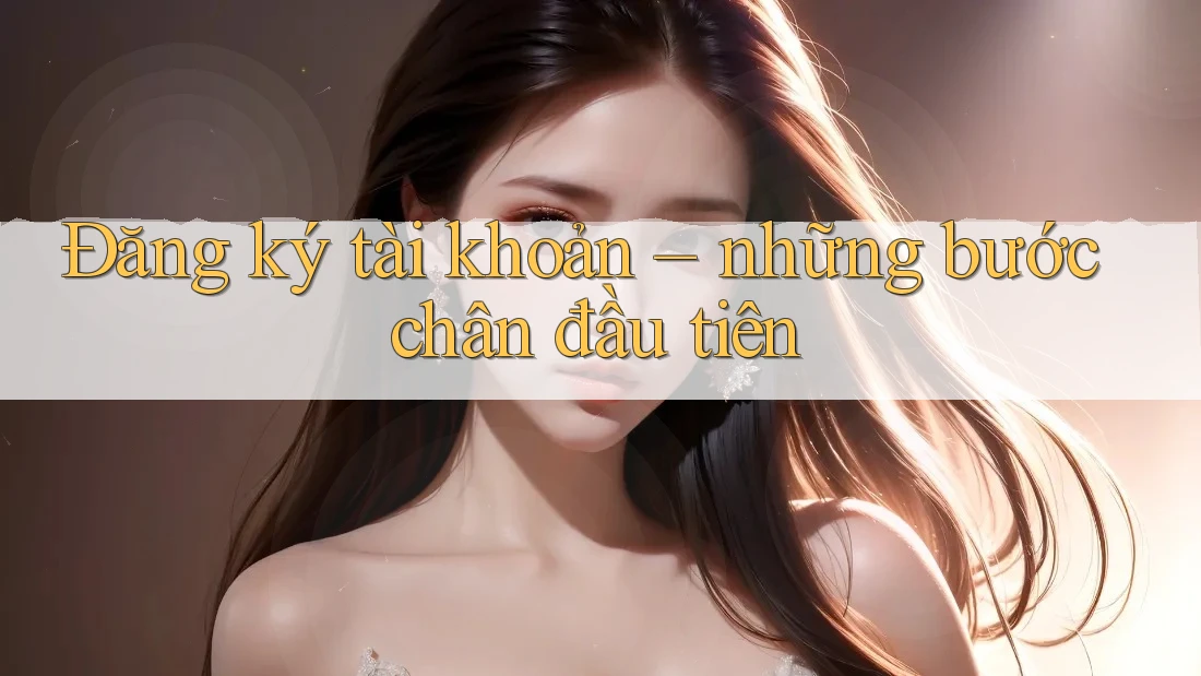 Đăng ký tài khoản – những bước chân đầu tiên
