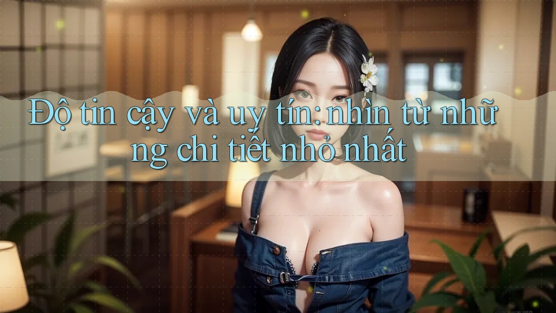 Độ tin cậy và uy tín: nhìn từ những chi tiết nhỏ nhất