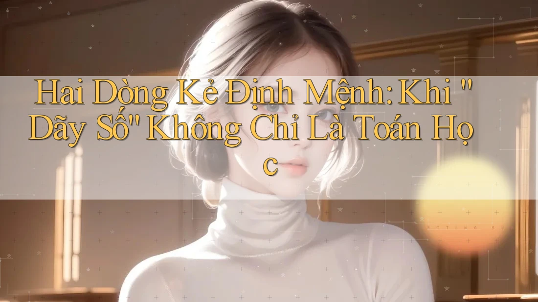 Hai Dòng Kẻ Định Mệnh: Khi “Dãy Số” Không Chỉ Là Toán Học
