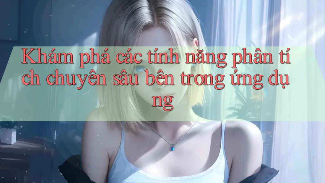 Khám phá các tính năng phân tích chuyên sâu bên trong ứng dụng