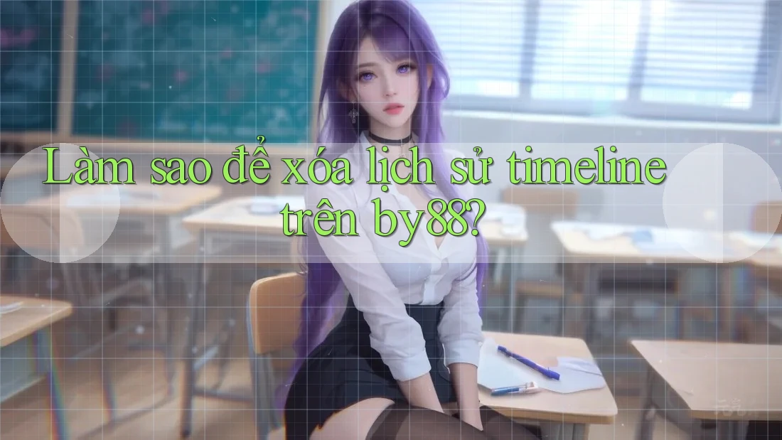 Làm sao để xóa lịch sử timeline trên by88?
