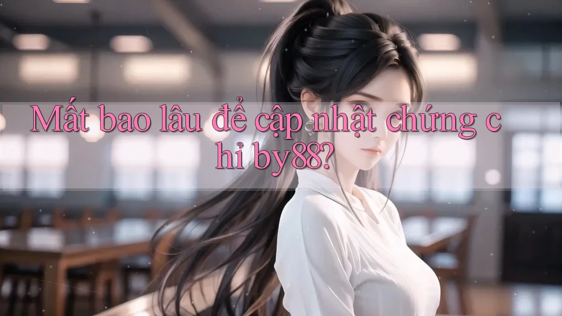 Mất bao lâu để cập nhật chứng chỉ by88?