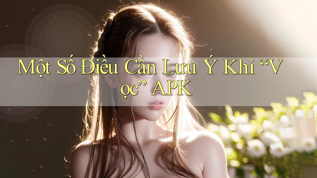 Một Số Điều Cần Lưu Ý Khi “Vọc” APK