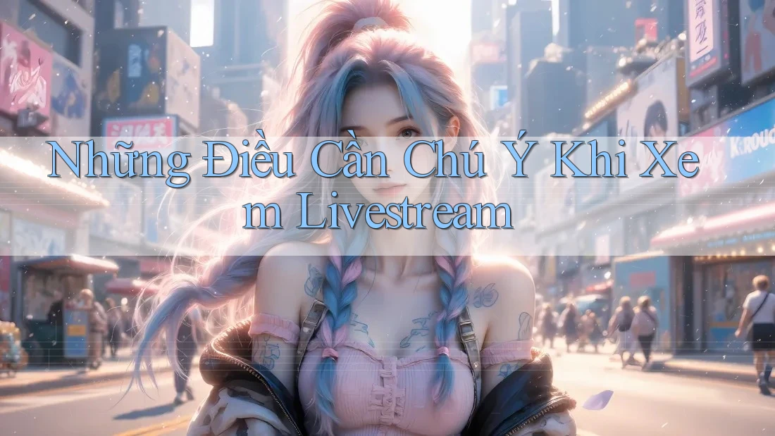 Những Điều Cần Chú Ý Khi Xem Livestream