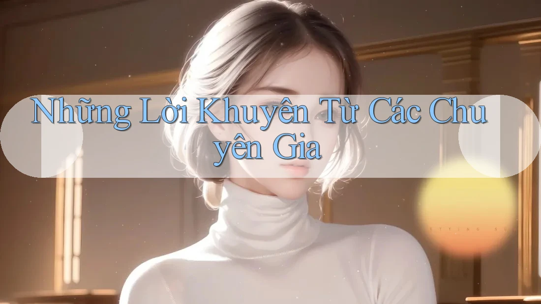 Những Lời Khuyên Từ Các Chuyên Gia