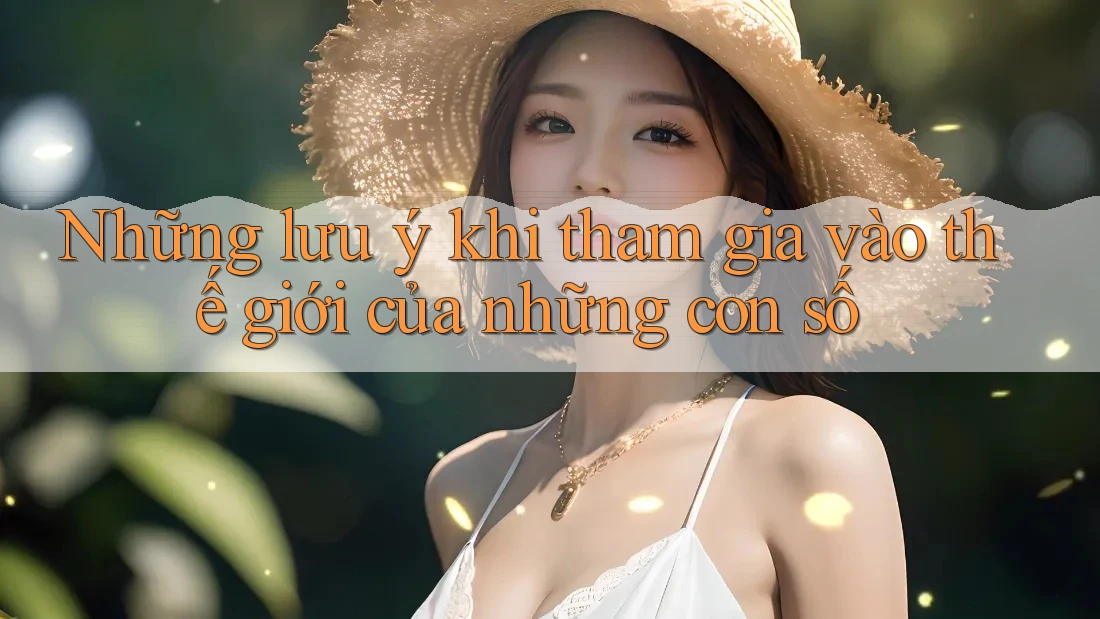 Những lưu ý khi tham gia vào thế giới của những con số