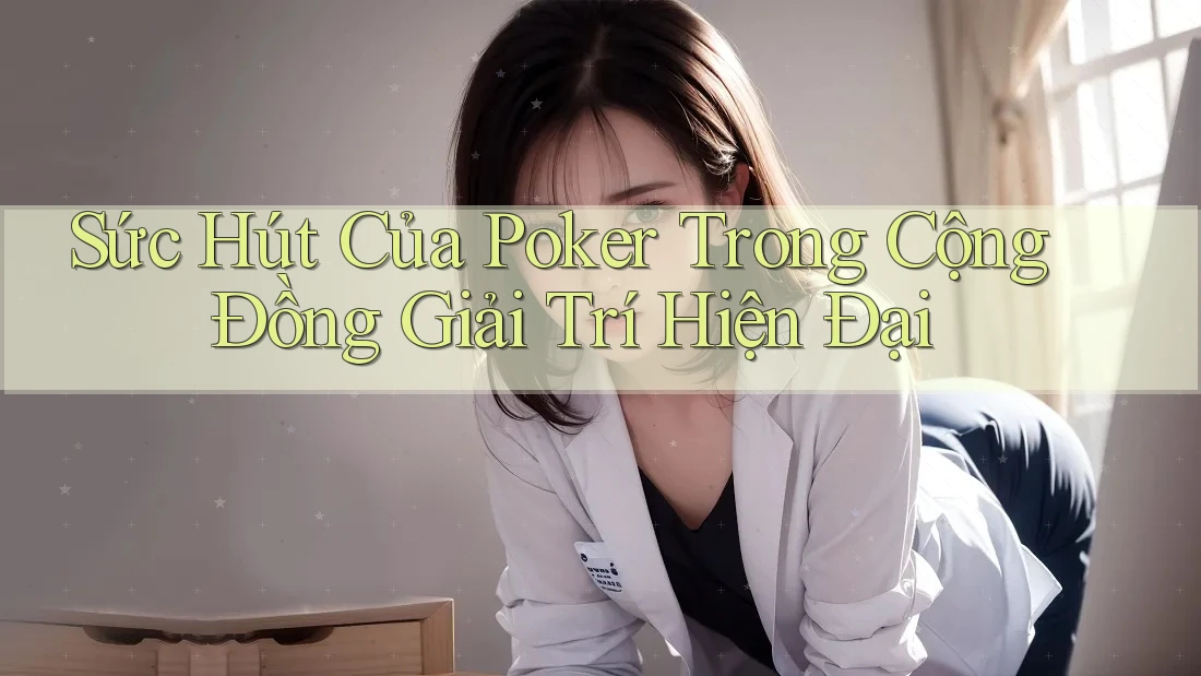 Sức Hút Của Poker Trong Cộng Đồng Giải Trí Hiện Đại