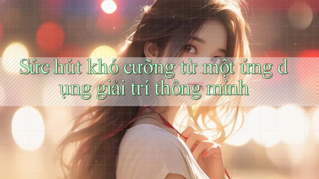 Sức hút khó cưỡng từ một ứng dụng giải trí thông minh