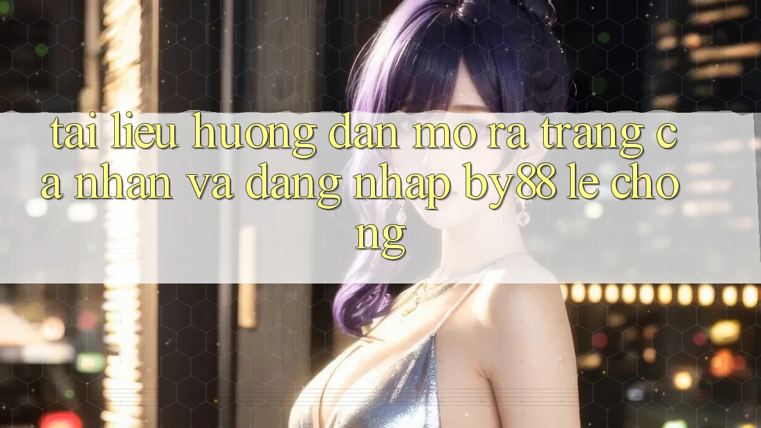 Tài liệu hướng dẫn Mở ra trang cá nhân và Đăng Nhập by88 lẹ chóng