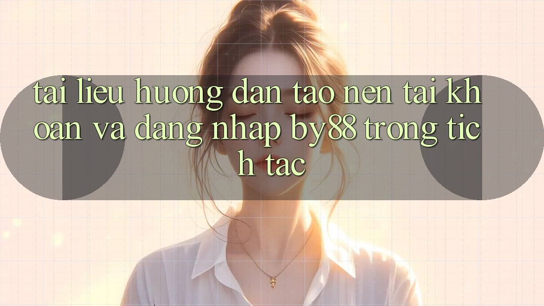 Tài liệu hướng dẫn Tạo nên tài khoản và Đăng Nhập by88 trong tích tắc