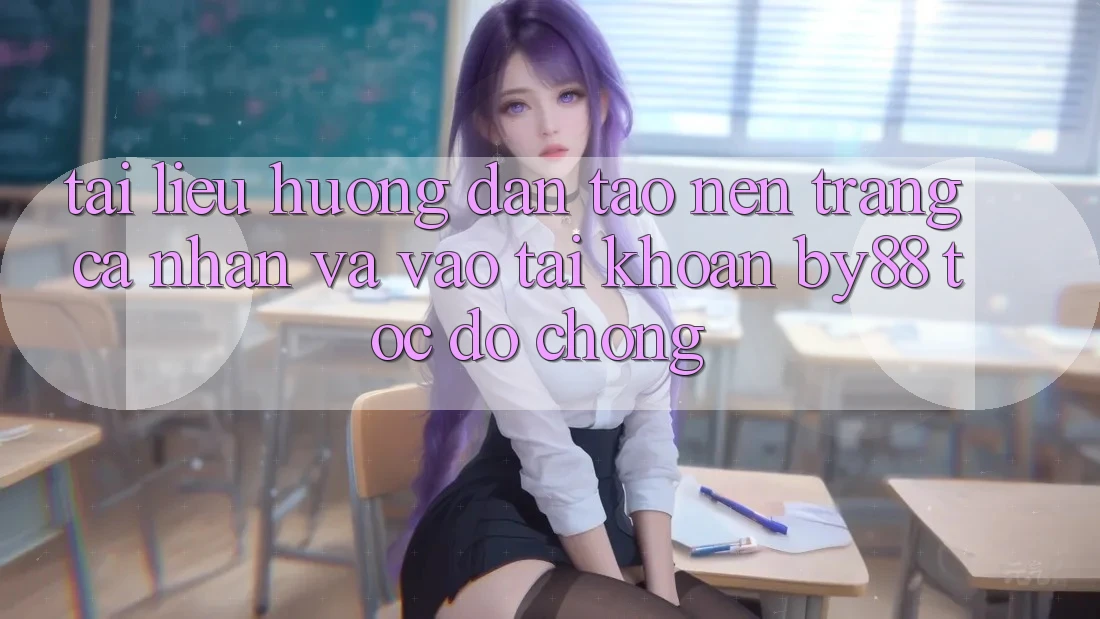 Tài liệu hướng dẫn Tạo nên trang cá nhân và Vào tài khoản by88 tốc độ chóng