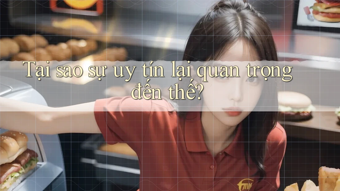 Tại sao sự uy tín lại quan trọng đến thế?