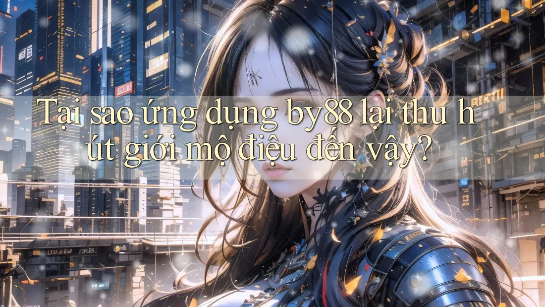 Tại sao ứng dụng by88 lại thu hút giới mộ điệu đến vậy?