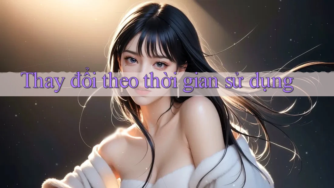 Thay đổi theo thời gian sử dụng