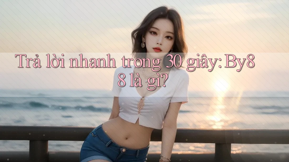 Trả lời nhanh trong 30 giây: By88 là gì?